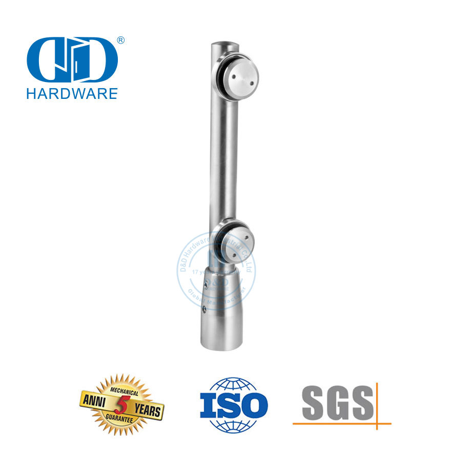 Stainless Steel Pintu Geser Perangkat Keras Patch Fitting Pivot Glass Fitting Untuk Pintu Masuk Kaca Door-DDGP002