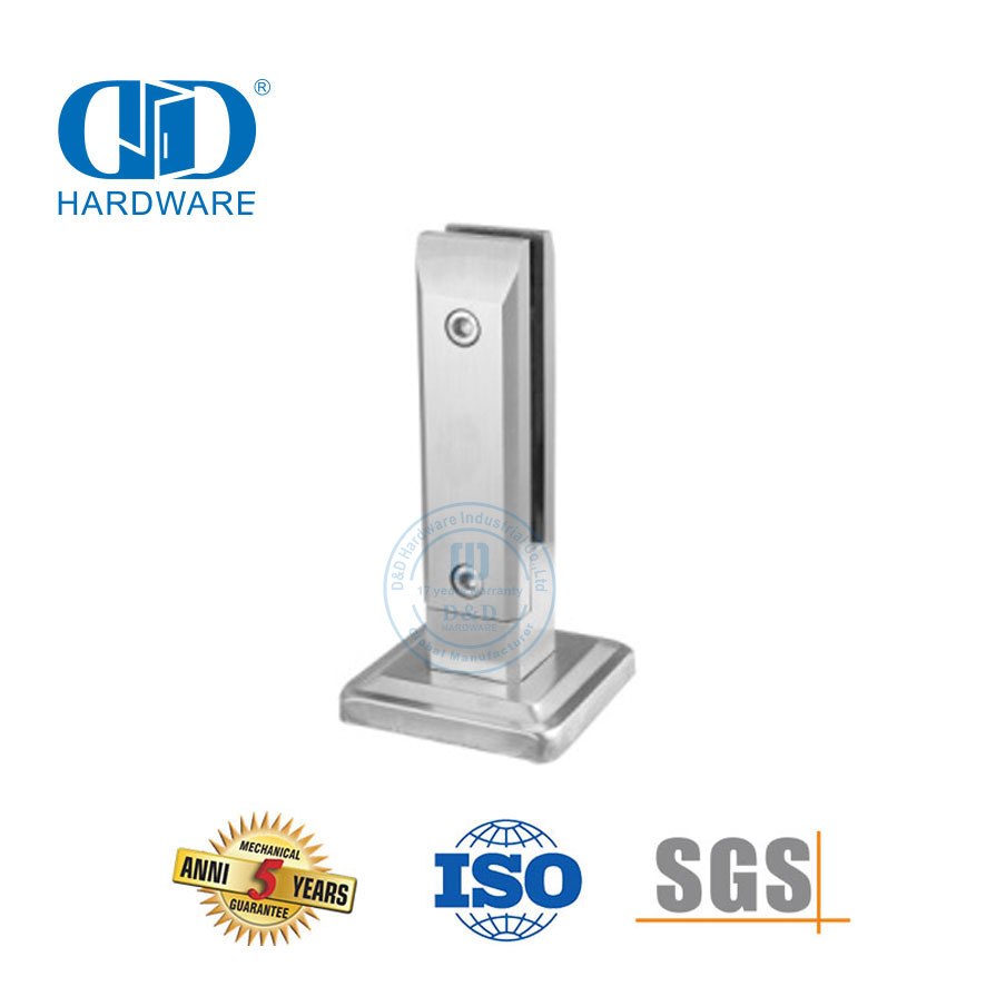 Stainless Steel Tangga Rai Bagian Kaca Pagar Langkan Fitting Penjepit Keran Kaca Penjepit Bracket-DDHB007