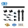 Aksesori Kit Kabinet Baja Tahan Karat Set Track Karbon Geser Gudang Kayu Perangkat Keras Rol Pintu Tunggal untuk Pintu Interior-DDBD001