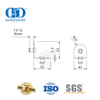Stainless Steel Toilet Aksesoris Shower Engsel Konektor Kaca Dinding Sudut Klip Fitting Connector-DDWC001