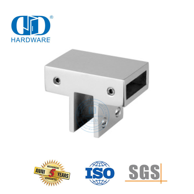 Stainless Steel Kamar Mandi Dukungan Panel Kaca Konektor Pintu Kaca Perangkat Keras Shower Cubicle System-DDSC016