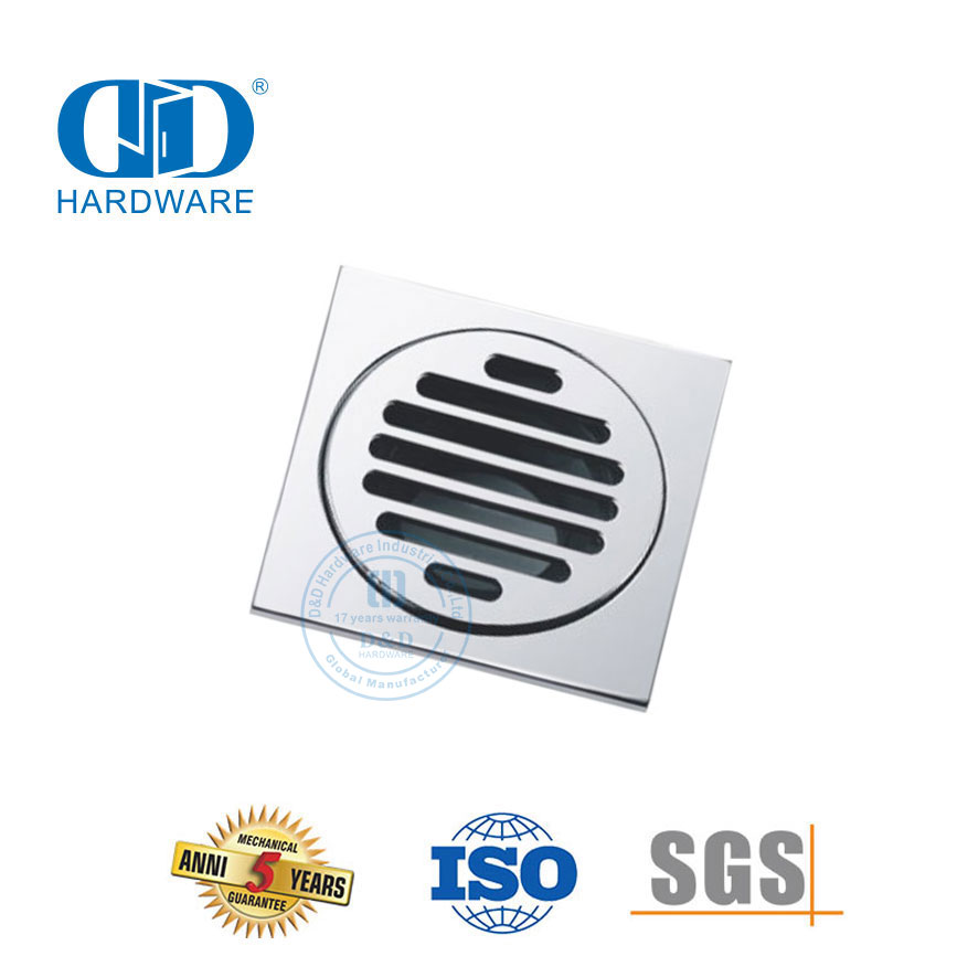 Stainless Steel Plastik Sqaure Tipe Linear Shower Drain Kamar Mandi Hardware Floor Drain Untuk Kamar Mandi-DDFD001