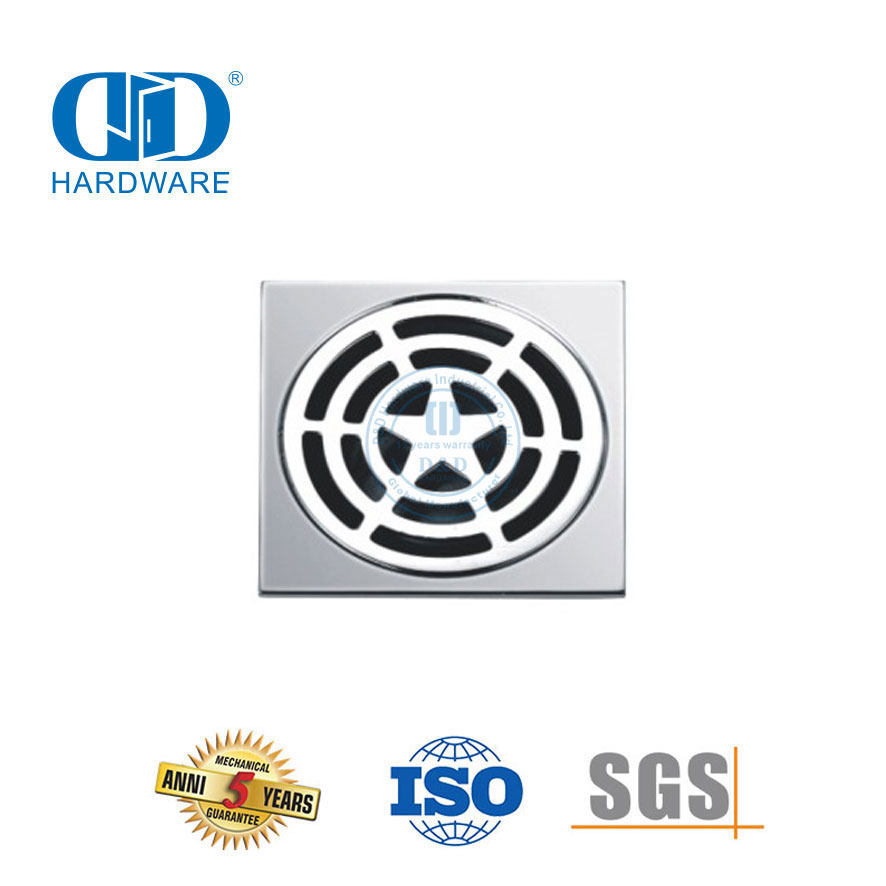 ABS Plastik Stainless Steel Sanitary Floor Drain Aksesoris Perabot Kamar Mandi Shower Drain-DDFD002