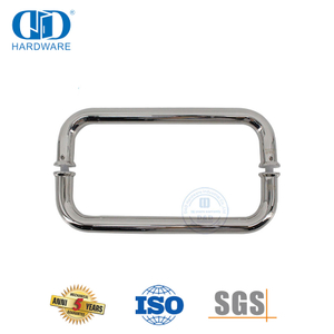 Desain Baru Stainless Steel Kamar Mandi Kamar Mandi Pintu Kaca Tarik Handle-DDPH007-A-PSS