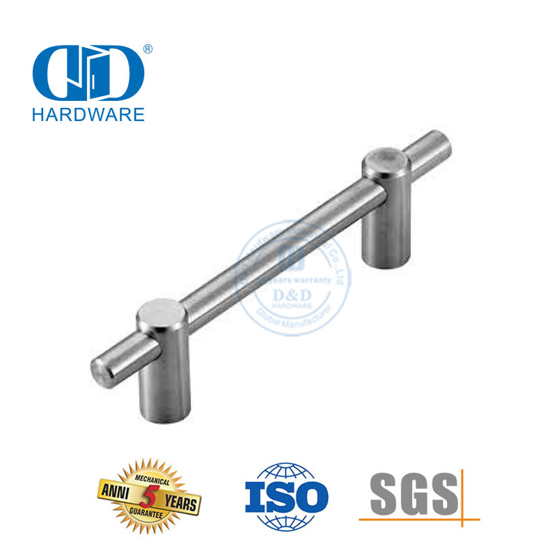 Gagang Pintu Komersial Gagang Pintu Kayu Satu Sisi Logam Kustom Gagang Pintu Geser Satu Sisi-DDFH031