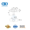 Sistem Pivot Pintu Kaca Stainless Steel Curve Top Over Panel Pivot Glass Fittings-DDGP008