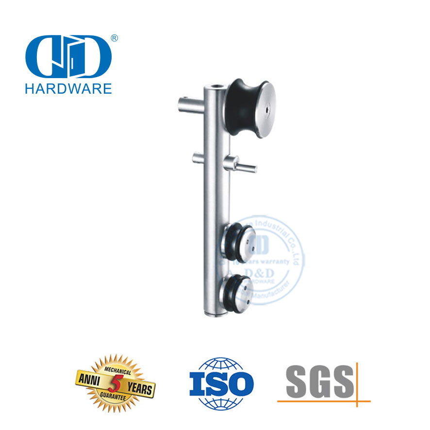 Pemasok Perangkat Keras Stainless Steel Kaca Perangkat Keras Aksesori Kamar Mandi Pintu Geser Menggantung Roller Untuk Kamar Mandi-DDGS103