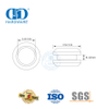 Desain Fashion Cermin Satin Finish Kaca Pintu Geser Perangkat Keras Pegangan Cupped Kaca Pintu Geser Lock-DDSK014