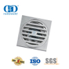 Keamanan Tinggi Stainless Steel Square Floor Drain Kamar Mandi Shower Drain Perangkat Keras Kamar Mandi untuk Pintu Kaca-DDFD0011
