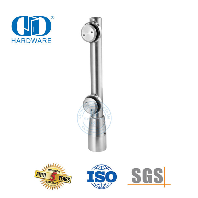 Stainless Steel Pintu Geser Perangkat Keras Patch Fitting Pivot Glass Fitting Untuk Pintu Masuk Kaca Door-DDGP002