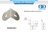 Stainless Steel Toilet Aksesoris Shower Engsel Konektor Kaca Dinding Sudut Klip Fitting Connector-DDWC001