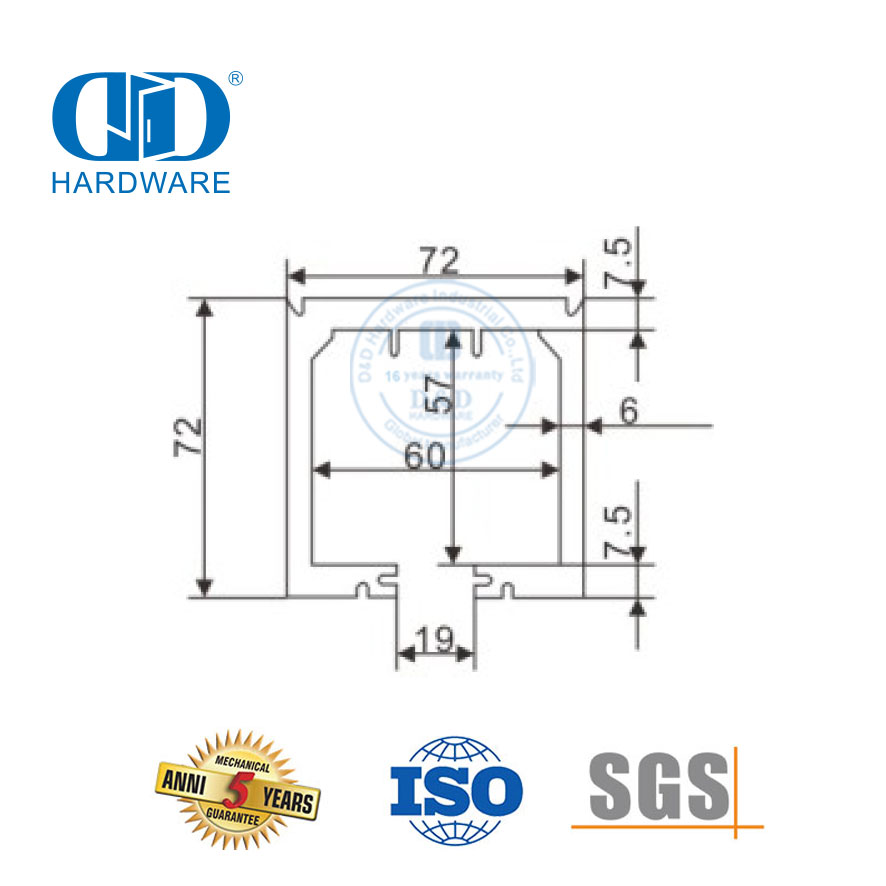 Penjepit Kaca Geser Baja Tahan Karat Gantung Atas Lipat Aksesori Kaca Sistem Pintu Lipat untuk Kamar Mandi Toilet-DDGS148