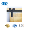 Stainless Steel Mudah Menginstal Sliding Barn Pintu Kayu Rel Track Roller Peralatan Kit Pintu Gudang Hardware-DDBD008