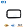 Route Solid Steel Round Pull Dan Flush Glass Door Pull Handle untuk Pintu Kaca-DDPH007-A-MB