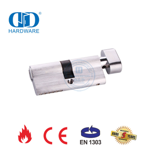 Satin Chrome Finish EN 1303 Sertifikasi Silinder Kunci Kamar Mandi-DDLC007-70mm-SC
