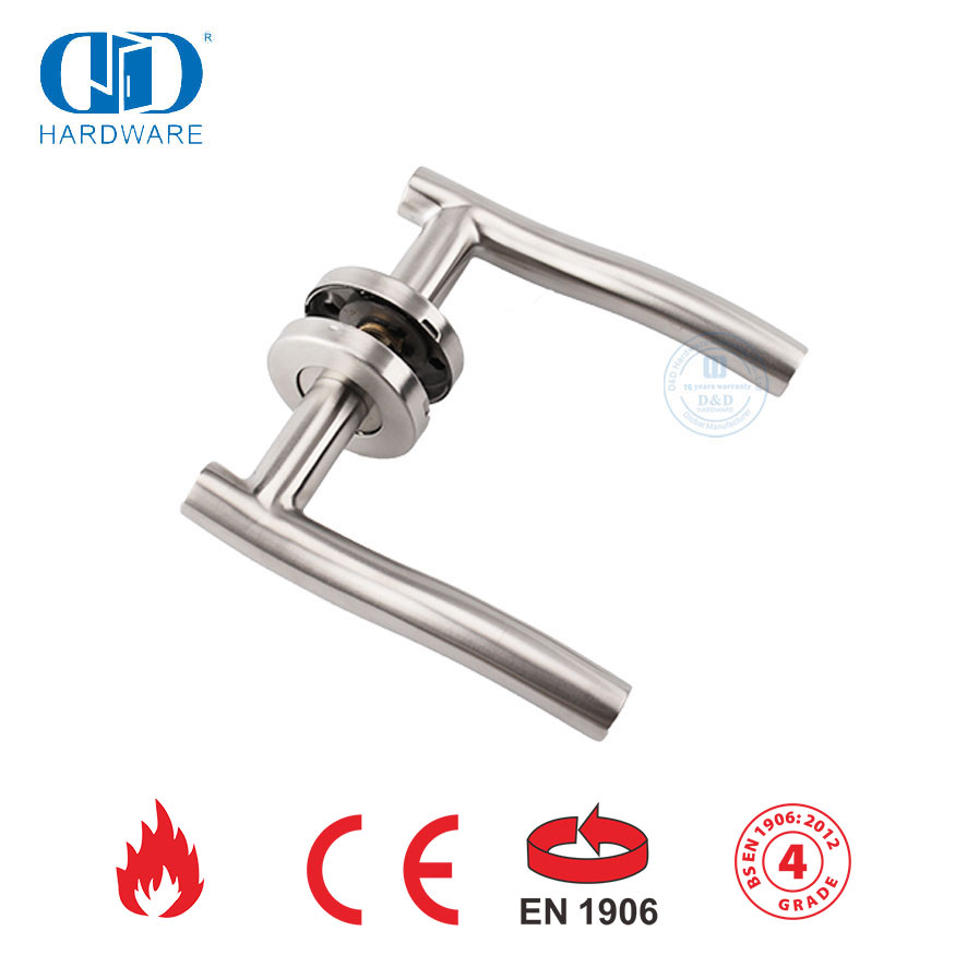 EN 1906 Perangkat Keras Pintu Utama Logam Pegangan Pintu Flush Mount-DDTH007-SSS