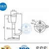 Penahan Pintu Paduan Seng untuk Apartemen Hotel Komersial-DDDS020
