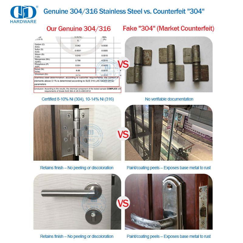 ANSI BHMA 5 Inci 4.8mm Tebal Butt Engsel untuk Pintu Keluar Kebakaran Darurat Hotel-DDSS001-ANSI-1-5x4x4.8mm