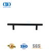 Perangkat Perabot Mewah Hitam Pintu Kayu Stainless Steel T Bar Pegangan Tarik Berongga-DDPH031-MB