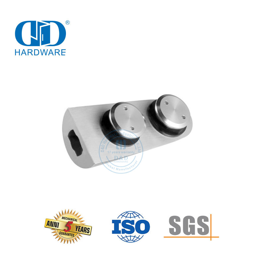 Stainless Steel Pintu Bawah Pivot Pintu Kaca Perangkat Keras Pivot Patch Fitting Pivot Atas-DDGP012