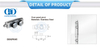 Stainless Steel Di Atas Panel Pivot Patch Fitting Pivot Glass Hardware-DDGP005