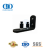 Kit Ganda Tenang Baja Tahan Karat Perangkat Keras Pintu Gudang Geser Perangkat Keras Pintu Gudang Tugas Berat Set Track Kit-DDBD077