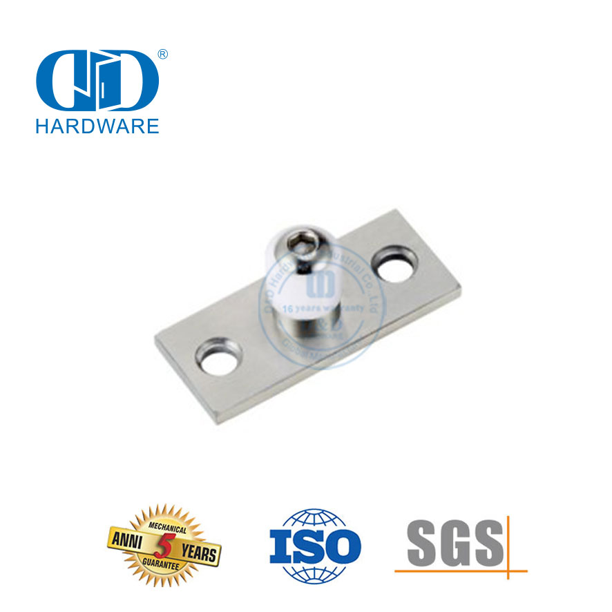 Aksesori Kaca Stainless Steel Efisien Pelat Gantung Aksesori Kamar Mandi Untuk Pintu Geser Kaca-DDGS004