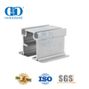 OEM Stainless Steel Profil Panduan Rel Kaca Aksesoris Pintu Geser Menggantung Roller Untuk Kamar Mandi Toilet-DDGS149