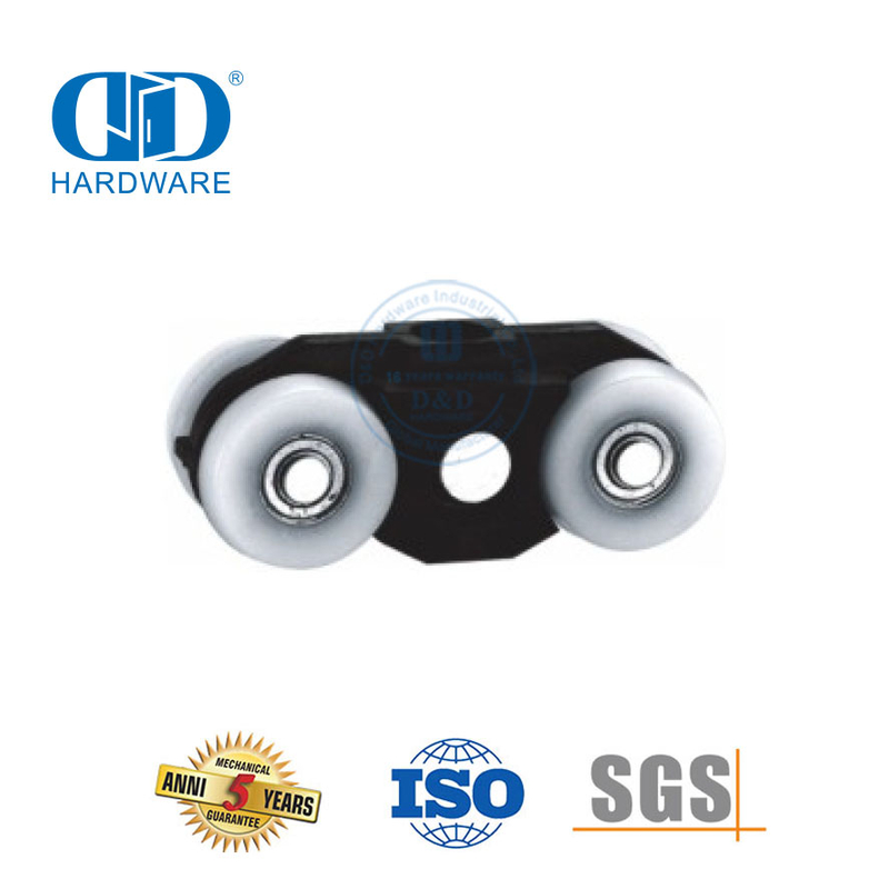 Stainless Steel Sliding Pintu Kamar Mandi Roller Kamar Mandi Aksesoris Kaca Aksesoris Set untuk Toilet Toilet-DDGS153