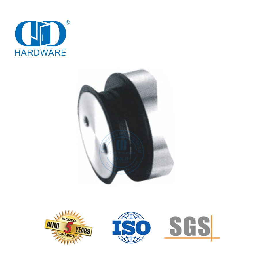 Pintu Geser Kaca Baja Tahan Karat Dapat Disesuaikan Titik Penjepit Tetap Aksesori Perlengkapan Furnitur Perangkat Keras Kaca-DDGP019