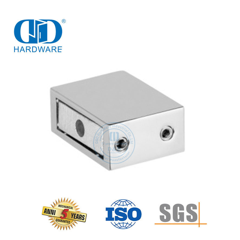 Aksesori Pintu Kaca Kamar Mandi Stainless Steel Konektor Pintu Kaca Bilik Mandi Komersial-DDSC018