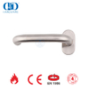 Aksesoris Pintu Eksternal Stainless Steel Elliptical Escutcheon Hollow Lever Handle-DDTH001-SSS