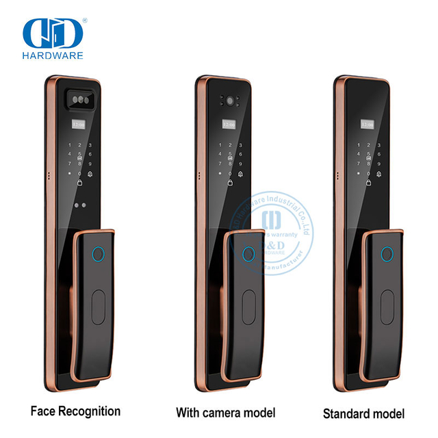 Pengambilan Jarak Jauh Wifi Mewah dengan Kunci Kamera Kunci Pintu Pintar Sidik Jari-DDEL011