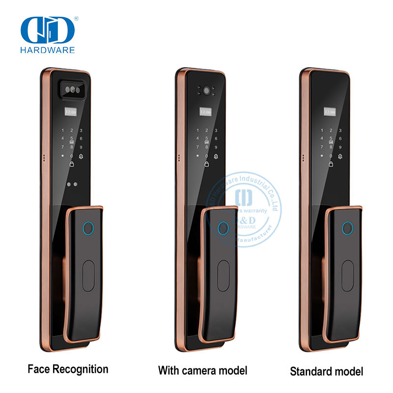 Pengambilan Jarak Jauh Wifi Mewah dengan Kunci Kamera Kunci Pintu Pintar Sidik Jari-DDEL011