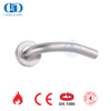 EN 1906 Perangkat Keras Pintu Kamar Tidur Pegangan Tuas Berongga Stainless Steel-DDTH006-SSS