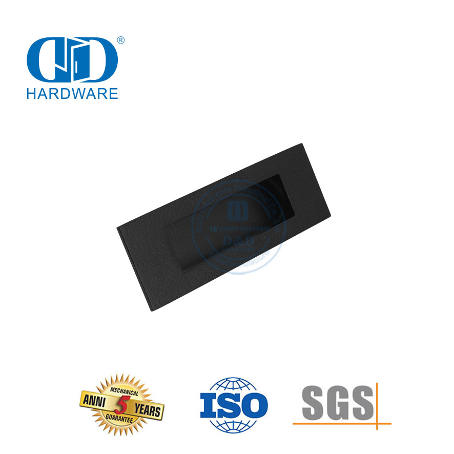 Perlengkapan Furnitur Baja Tahan Karat Lemari Dapur Laci Lemari Pakaian Tarik Pegangan Siram-DDFH009-B