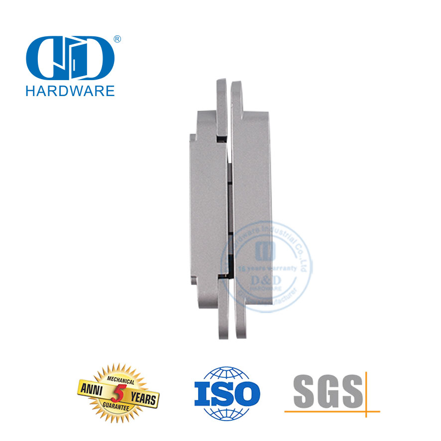 Pabrik Cina Paduan Seng 3D Tak Terlihat Tersembunyi Aksesori Perangkat Keras Arsitektur Engsel Pintu Eksterior Interior Pivot Tugas Berat-DDCH008-G40