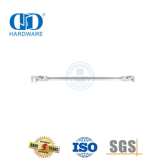 Stainless Steel Komersial Sistem Bilik Mandi Kaca Aksesoris Pintu Panel Pembagi Mandi-DDSC007