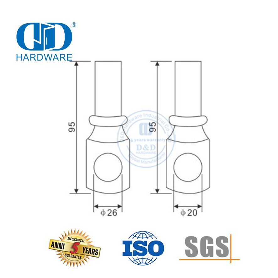 Stainless Steel Pintu Geser Menggantung Roller Pintu Kaca Perangkat Keras Pintu Pas untuk Kamar Mandi Toilet-DDGS123