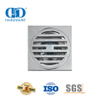 Keamanan Tinggi Stainless Steel Square Floor Drain Kamar Mandi Shower Drain Perangkat Keras Kamar Mandi untuk Pintu Kaca-DDFD0011
