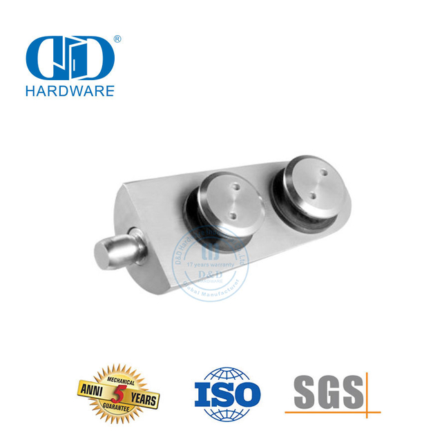 Sistem Pivot Pintu Kaca Stainless Steel Perangkat Keras Pintu Geser Pivot Pintu Bawah-DDGP013