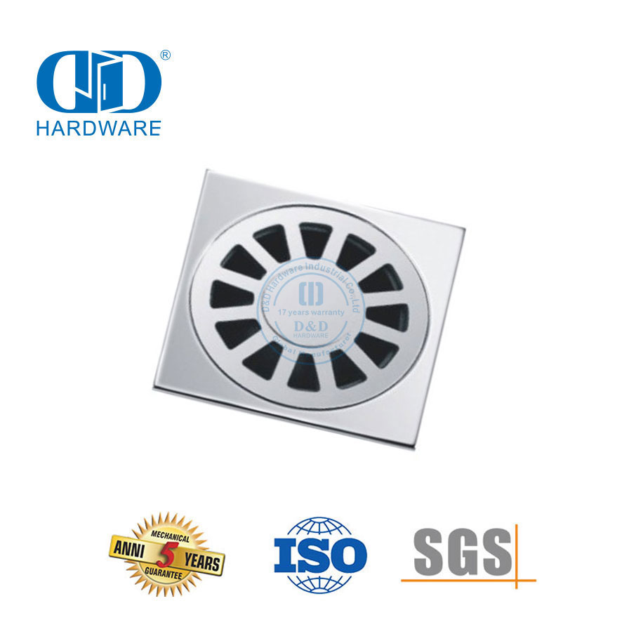 Stainless Steel Tipe Persegi Kamar Mandi Shower Drain Kamar Mandi Toilet Fit Floor Drain-DDFD005