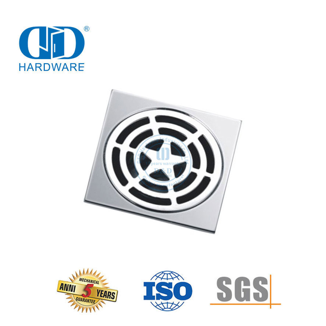 ABS Plastik Stainless Steel Sanitary Floor Drain Aksesoris Perabot Kamar Mandi Shower Drain-DDFD002