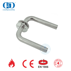 SUS 304 Tanpa Pegas EN 1906 Gagang Pintu Tuas Kelas 4-DDTH002-SSS