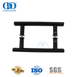 Gagang Tarik Pintu Interior Sisi Ganda untuk Pintu Kaca Geser Komersial-DDPH001-A Φ25-MB