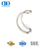 Pegangan Tarik Kembali Ke Belakang Tipe D Perak Stainless Steel untuk Perangkat Keras Pintu Utama Kaca-DDPH006