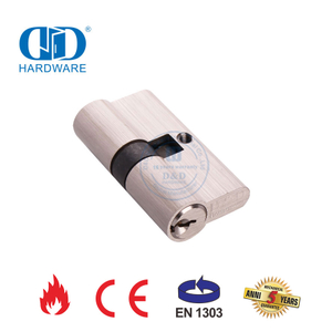 EN 1303 60mm Aksesoris Kunci Tanggam Pintu Kuningan Padat Cylinder-DDLC003-60mm-SN