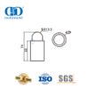 Draft Door Holder Satin Stainless Steel Karet Door Stopper Pintu Kayu-DDDS048