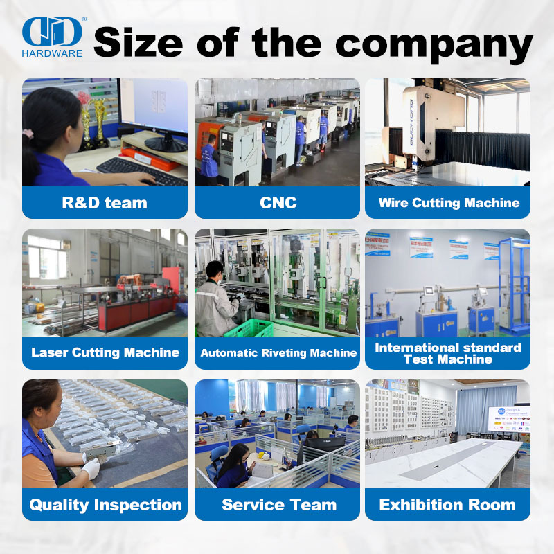 Engsel Pintu Tersembunyi Tersembunyi 3D Paduan Seng-DDCH008-G40