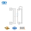 Gagang Pintu Tarik Dan Dorong 304 Stainless Steel Satu Sisi Persegi untuk Pintu Kaca Kantor-DDPH036